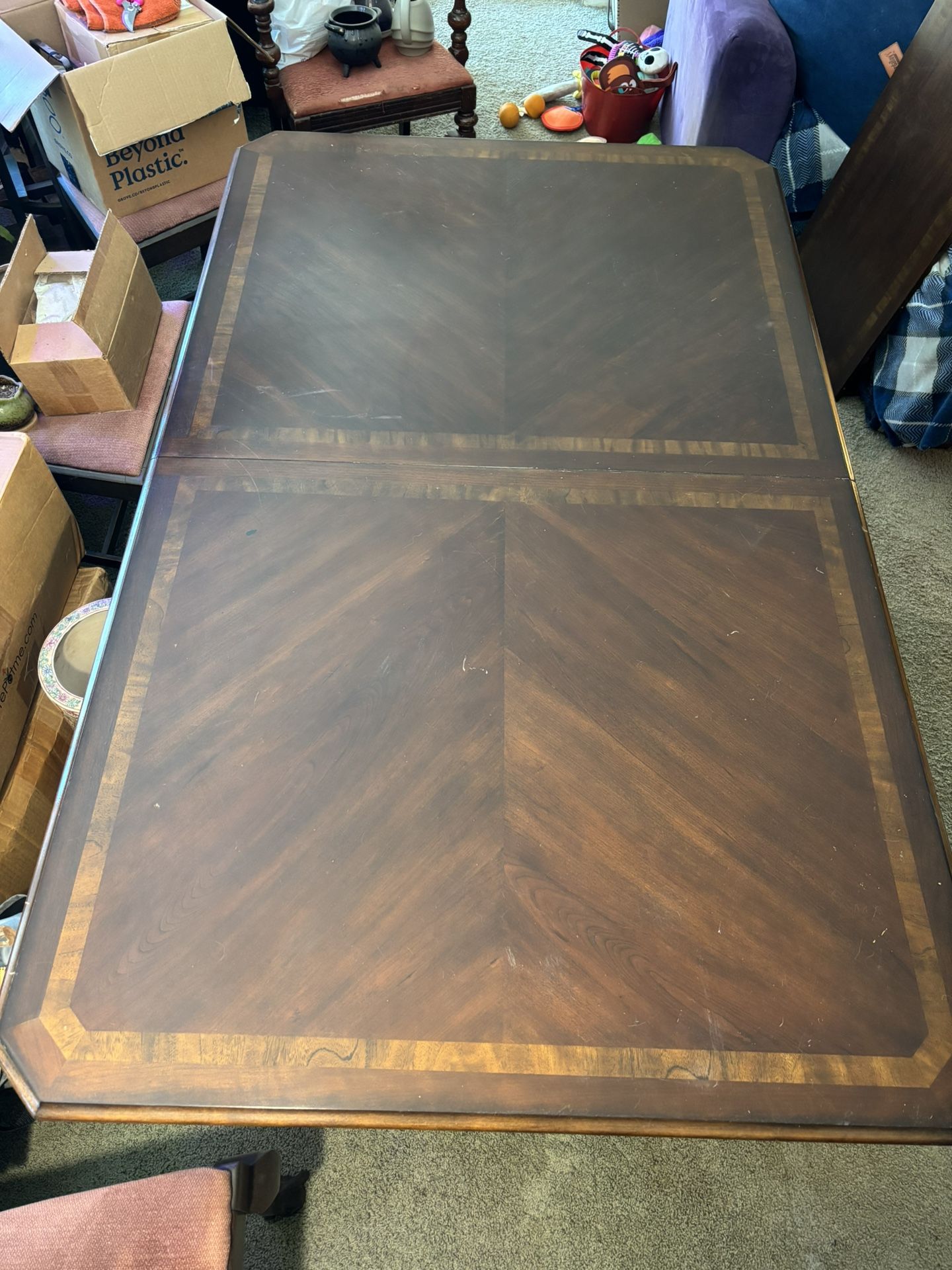 antique dining table