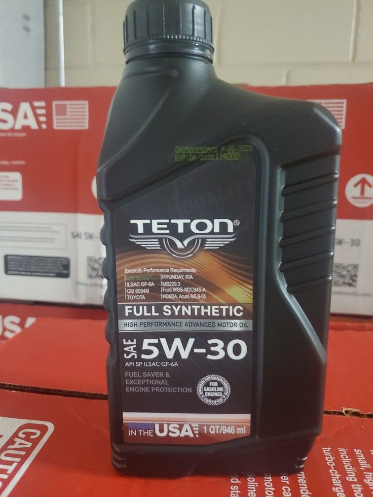 Special Price Synthetic Oil 5w30 Case 12QT High Quality Available 