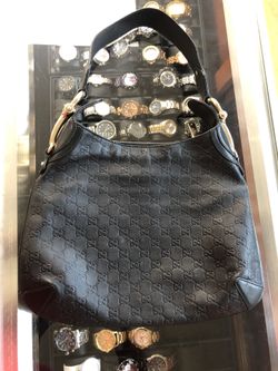 Gucci guccissima creole hobo purse