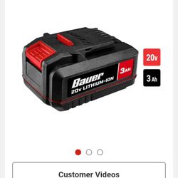 Bauer 20v 3hm Battery