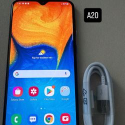 Samsung A20. Like New. With FREE 1 Month Service!