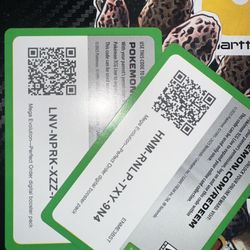 Pokemon live codes $0.75 ***Bulk Deals