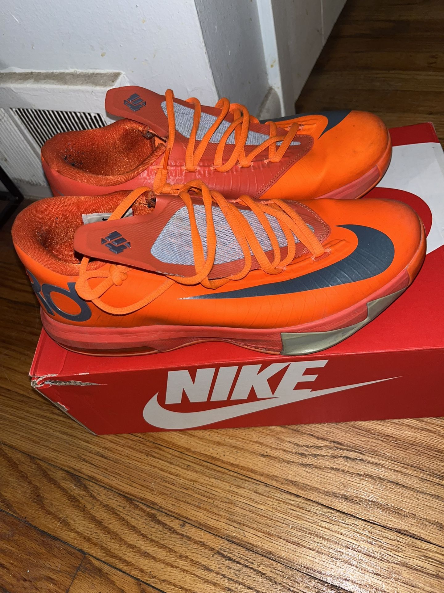 Orange Nikes