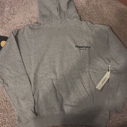 essentials oatmeal hoodie