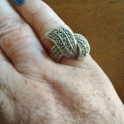 Sterling Silver Marcasite Ring