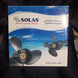 Solas aluminum high performance propeller 