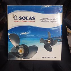 Solas aluminum high performance propeller 
