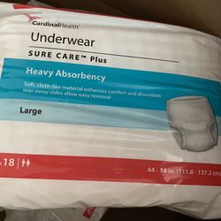 cardinal health underwear Heavy Absorbency Larg