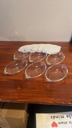 Vintage Pyrex Glass Individual Baking Dishes