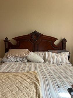 BroyHill  - king bed and armoire