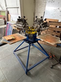 Professional Multi-Color / Multi-Station Screen Printing Press