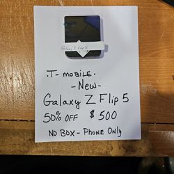 TMO Galaxy Z Flip 5 $500