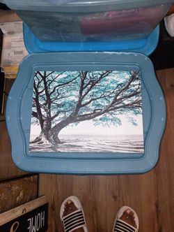 Canvas Art Of Tree And Swing In Nature 