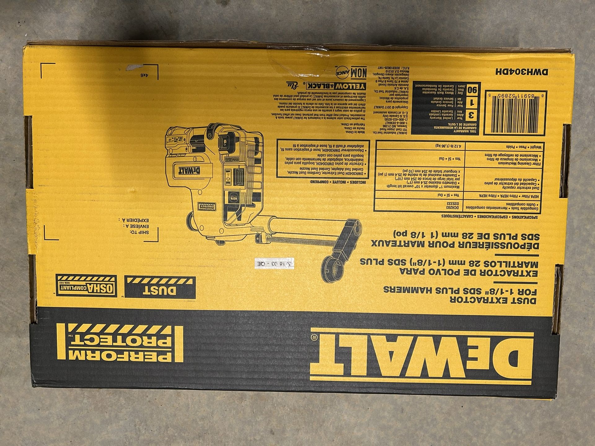 Dewalt Dust Extractor 