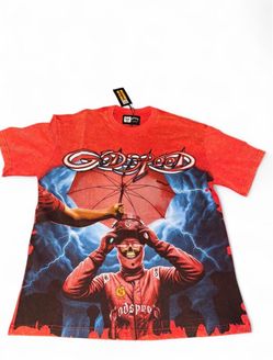 Godspeed Graphic T-Shirt Red size L