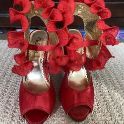 Red High heels