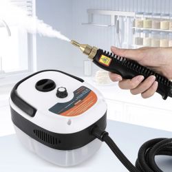 2500W Handheld Steam Cleaner High Pressure Steamer for Cleaning for Grout Tile Hand Held Portable Steamer Cleaner for Car Auto Small Mini Power Cleani