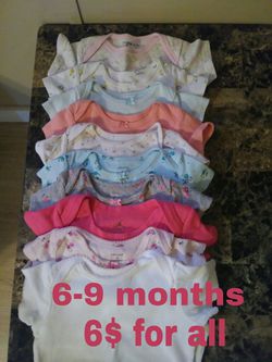 Onesies 6-9 months