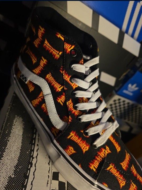 Vans Thrasher X Sk8 Pro High Shoe Size 13 Mens Shoe New.