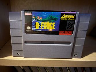“D-Force” Super Nintendo SNES Video Game