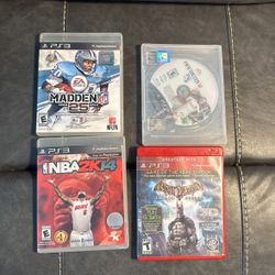 PS3 Games Ask For Price Each One 
