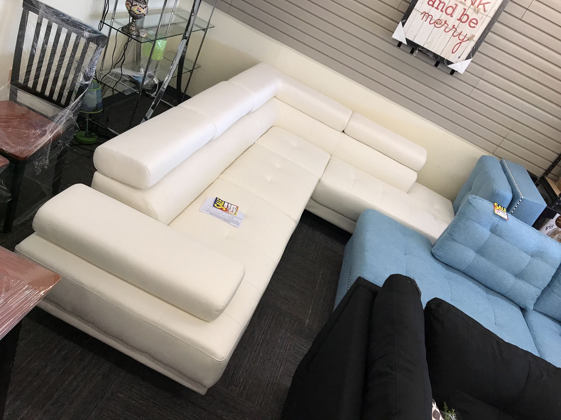 New Off White Sectional Financing Available