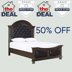 BLOWOUT CLEARANCE: QUEEN BED 50% OFF