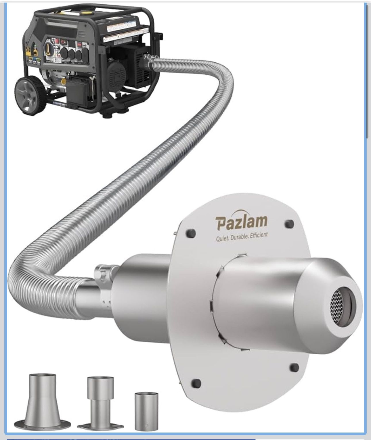 Generator Exhaust Extension Silencer Kit – Universal Fit 