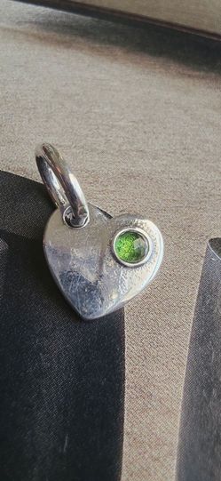 August Green stone Dangle charm