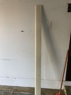 72” Long Piece Of White Trim