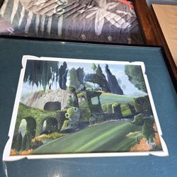 Signed, And  2 Uncirculated Pieces. Disney Art