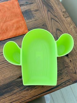 Cacti Chips and Dip Dish