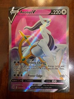 Pokemon Arceus V 165/172 Brilliant Stars Full Art Holo Rare NM/M PACK FRESH