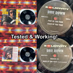 Dru Down Pimp Of The Year 12" Vinyl 1994 US Original Relativity 88(contact info removed)-1