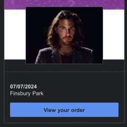 VIP Hozier Ticket 