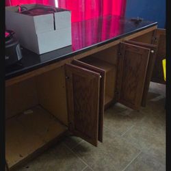 Free Granite countertop & base cabinets