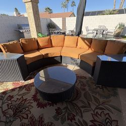 Half Moon Patio Set