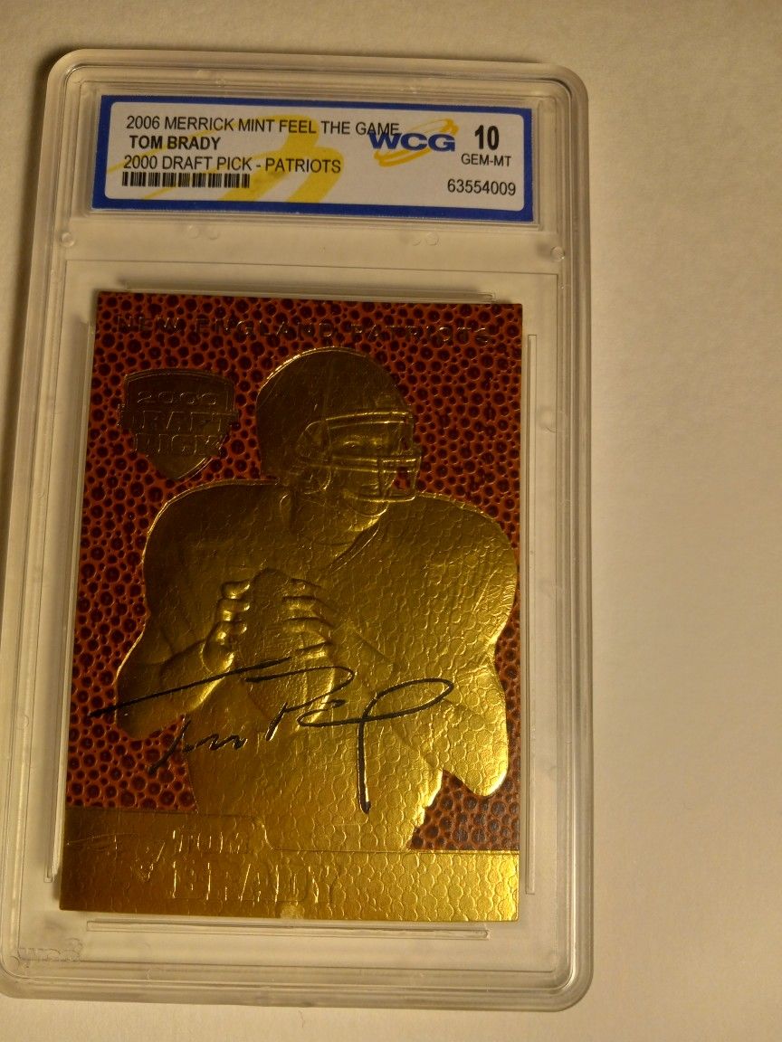 Tom Brady Signed Card