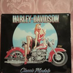 Vintage Harley Davidson Classic Motorcycle Tin Sign