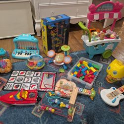 Ice cream Truck Music Toys Blocks And More Toys For Kids, Toddlers And Babies. Like New, Some With Tags Still. 