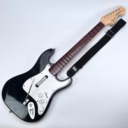 Rock Band Guitar Wii Model NWGTS2 Fender Stratocaster Harmonix Nintendo 🎸