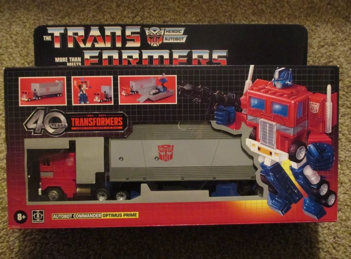 Hasbro Transformers G1 OPTIMUS PRIME Retro Reissue 40th