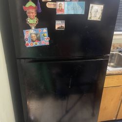 Black refrigerator