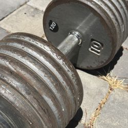 Single 120 Pro Style Dumbbell