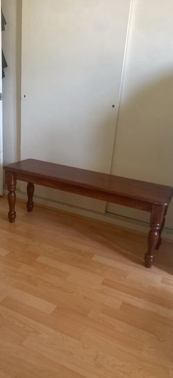 Solid Wood Dining Bench