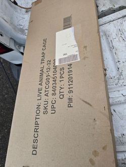 New in Box Animal Cage Trap