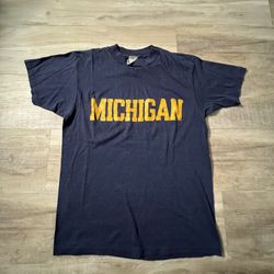 80’s Michigan Wolverines Single Stitch Tee 