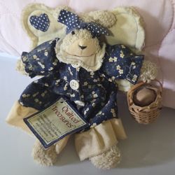 Quilted Treasures Dressed Terry Cloth Angel Bear