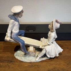 Lladro 1974 Vincente Martinez Seesaw Figurine $500 OBO