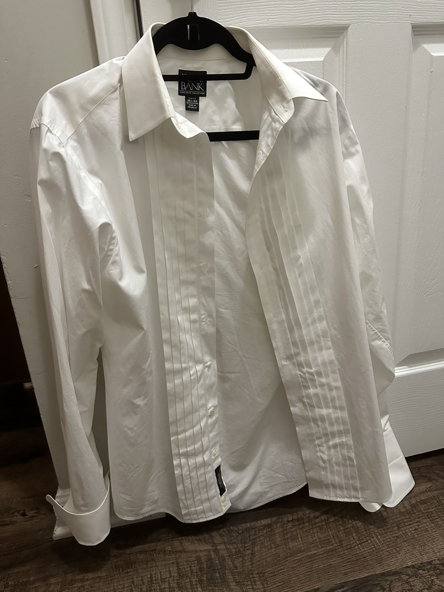 Jos. A. Bank tuxedo shirt 